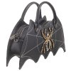 Čierna halloweenská pavúčia Glam kabelka - Bessie London