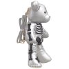 Strieborný Halloweenský Batoh s Kostrou Medvedíka 50cm - Bessie London