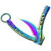 Balisong "RAINBOW KARAMBIT"