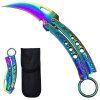 Balisong "RAINBOW KARAMBIT"