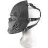 Čierna airsoft maska “Blooded skull”