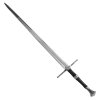 Luxusní ostrý meč Zaklínač/Witcher "VESEMIR'S SWORD" s pevnou pochvou a popruhem! Funkční!