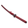 Červená katana "RED WARRIOR" s bohatým příslušenstvím