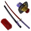 Zdobná katana "PRINCESS OF BUSHIDO" fialová