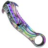 Zavírací karambit "RAINBOW DRAGON" s pouzdrem