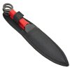 Vrhací nože "KUNAI RED" 3 kusy