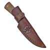 Damaškový nůž "OLD CLASSIC " s koženým pouzdrem