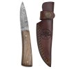 Damaškový nůž "OLD CLASSIC " s koženým pouzdrem