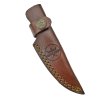 Damaškový nůž "OLD CLASSIC " s koženým pouzdrem