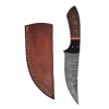 Damaškový nůž "PERSIAN PRINCE" s pravým koženým pouzdrem