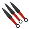 Malé vrhací nože "ARROW RED" 3 kusy