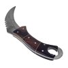 Damaškový karambit "CLAW OF ANCIENT STEEL" s koženým pouzdrem