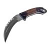 Masivní karambit "RAPTOR CLAW" s koženým pouzdrem