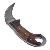 Masivní karambit "RAPTOR CLAW" s koženým pouzdrem