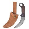 Masivní karambit "RAPTOR CLAW" s koženým pouzdrem