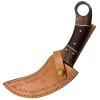 Masivní karambit "RAPTOR CLAW" s koženým pouzdrem
