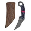 Ručně kovaný karambit "BAT BLADE" s koženým pouzdrem