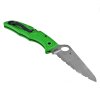 ZAVÍRACÍ NŮŽ "SPYDERCO PACIFIC SALT 2" GREEN SERRATED