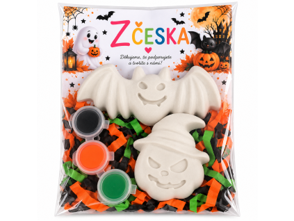Halloween sada - sádrové odlitky