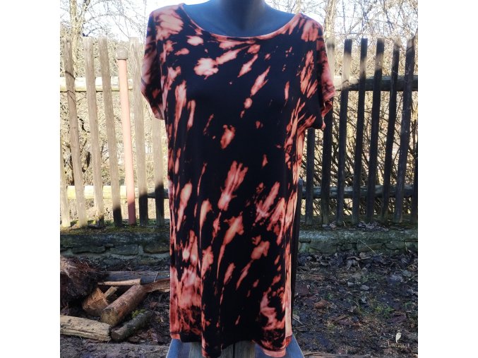 batikované šaty L