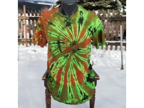 batikované tričko L