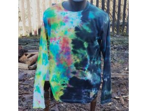 batikované tričko XL