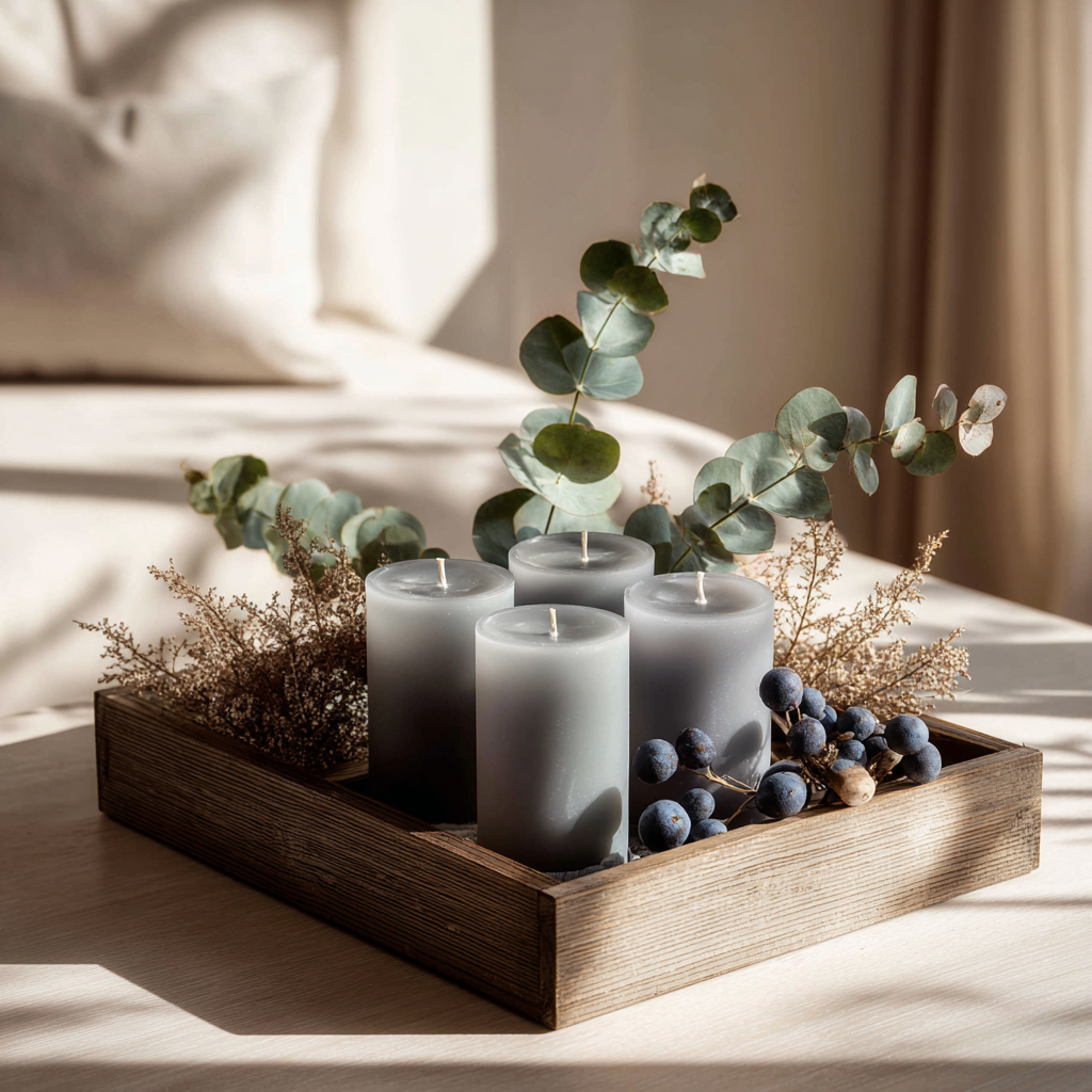 Výroba adventního tácu: čistá zimní dekorace na poslední chvíli