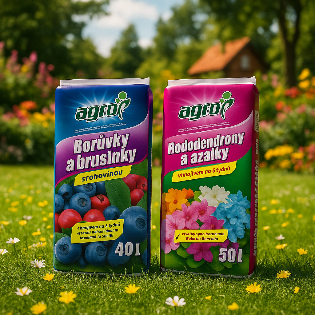 Substráty AGRO pro speciální plodiny – borůvky, brusinky a rododendrony
