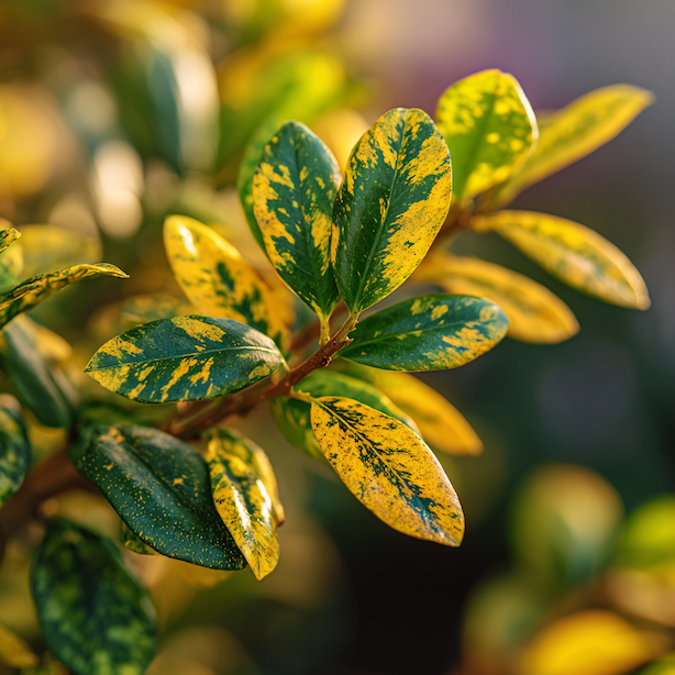 Choroby a poškození aucuby (Aucuba) – kdy jde o problém a kdy o chybu stanoviště