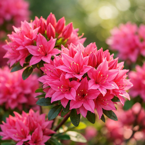 Azalka velkokvětá 'Homebush' (Rhododendron 'Homebush') – vlastnosti a pěstování