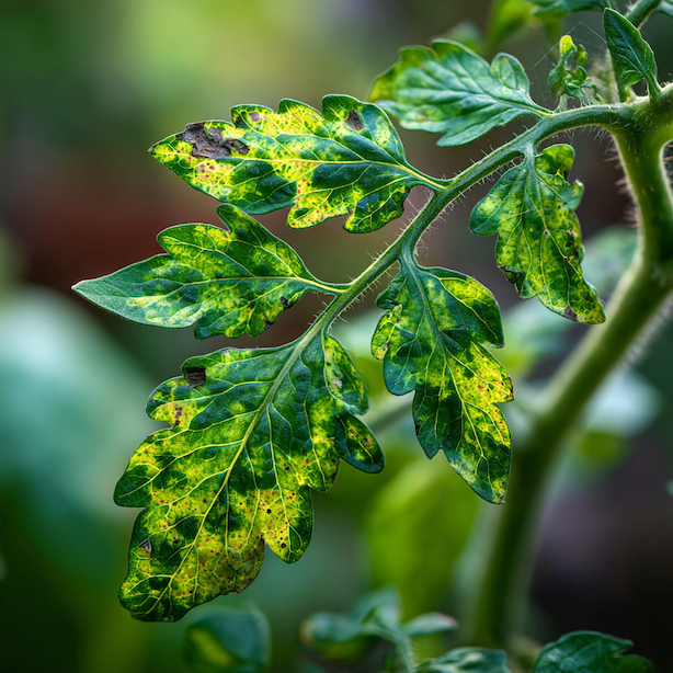 Bakteriální skvrnitosti rajčat – příznaky na listech, přenos a prevence