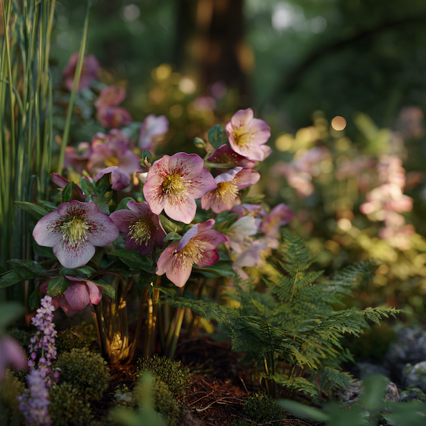 Čemeřice ve stínu – ideální kombinace pod stromy a keři