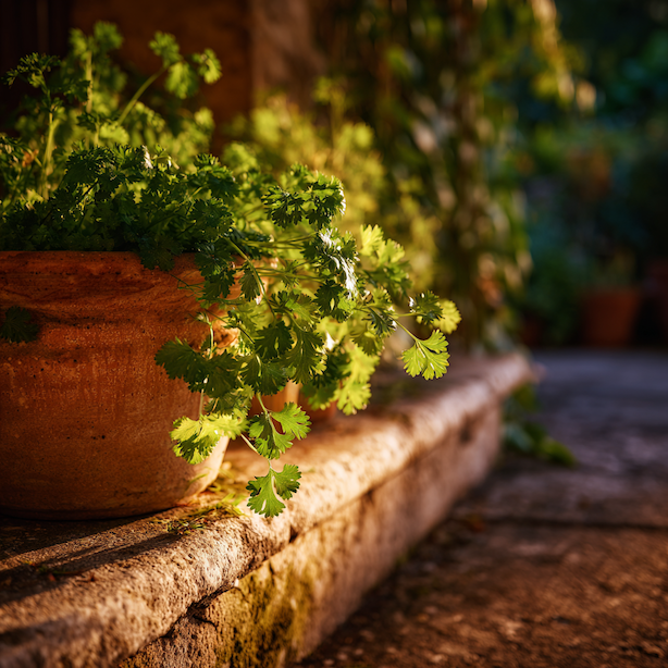 Koriandr (Coriandrum sativum) – sklizeň natě, uchování a kuchyňské využití