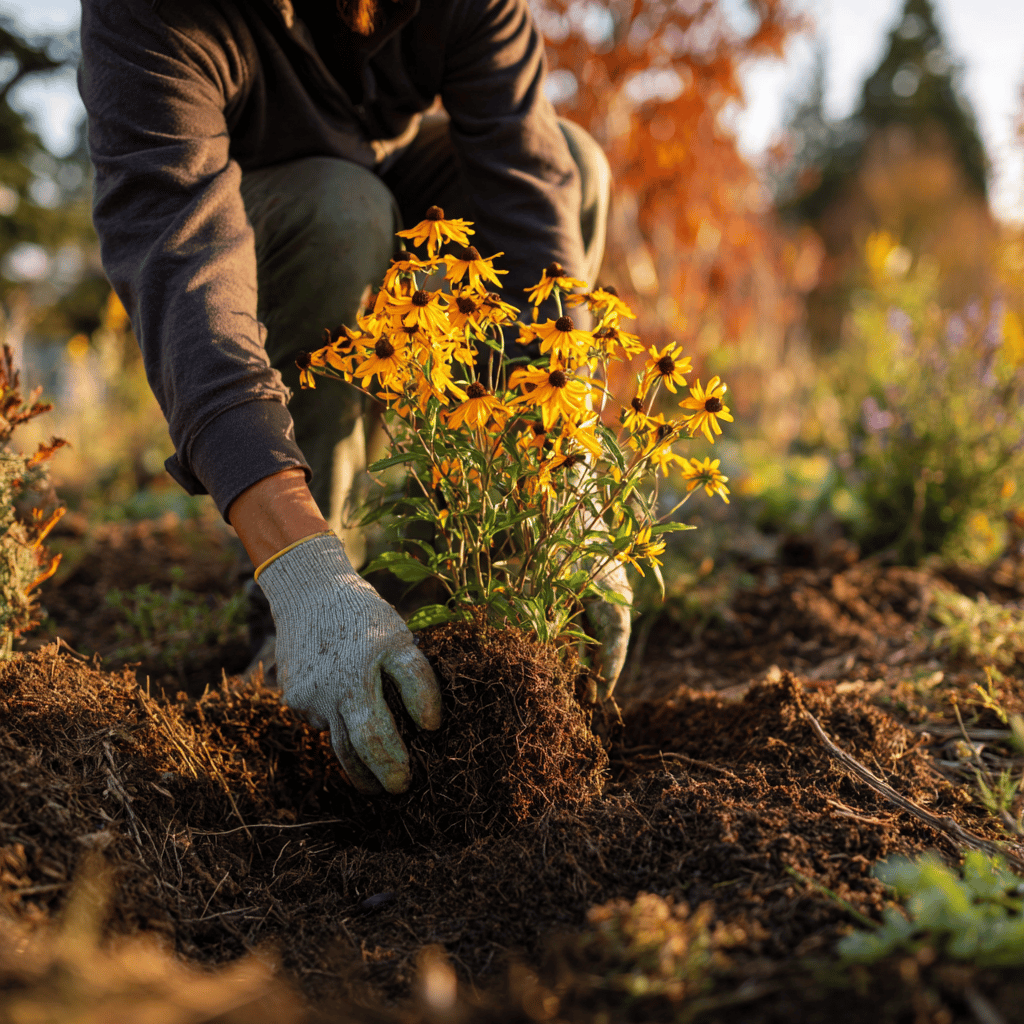 Množení třapatek – dělení trsů, samovýsev a semena