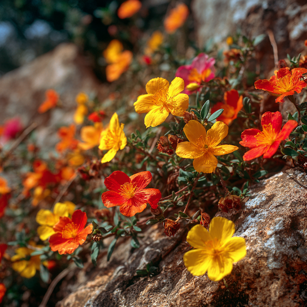 Devaterník (Helianthemum) – přehled kultivarů podle barvy a růstu