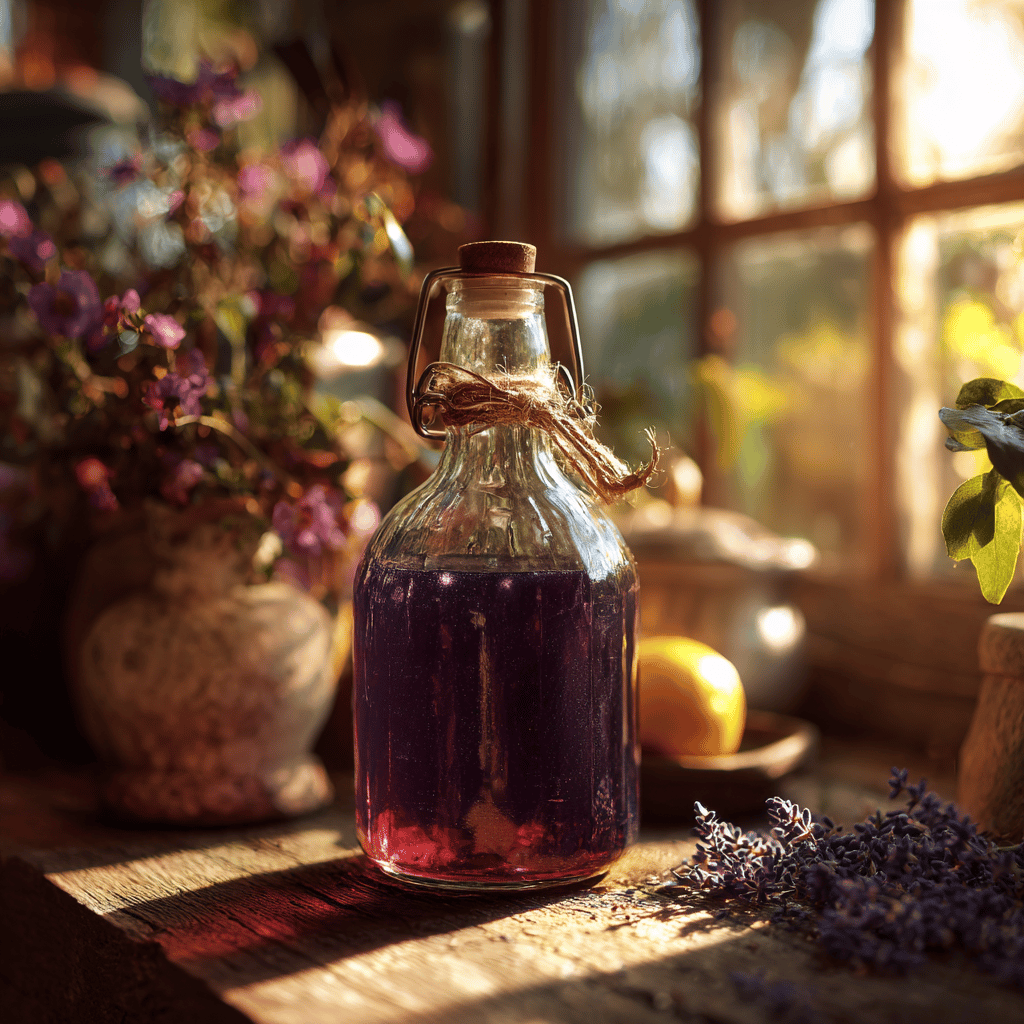 Levandulový sirup s borůvkami a citronem – osvěžující chuť léta