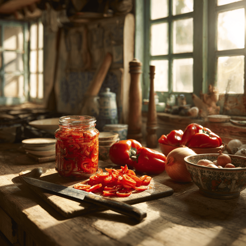 Zpracování paprik (Capsicum annuum) – sušení, zavařování a domácí pasty plné chuti