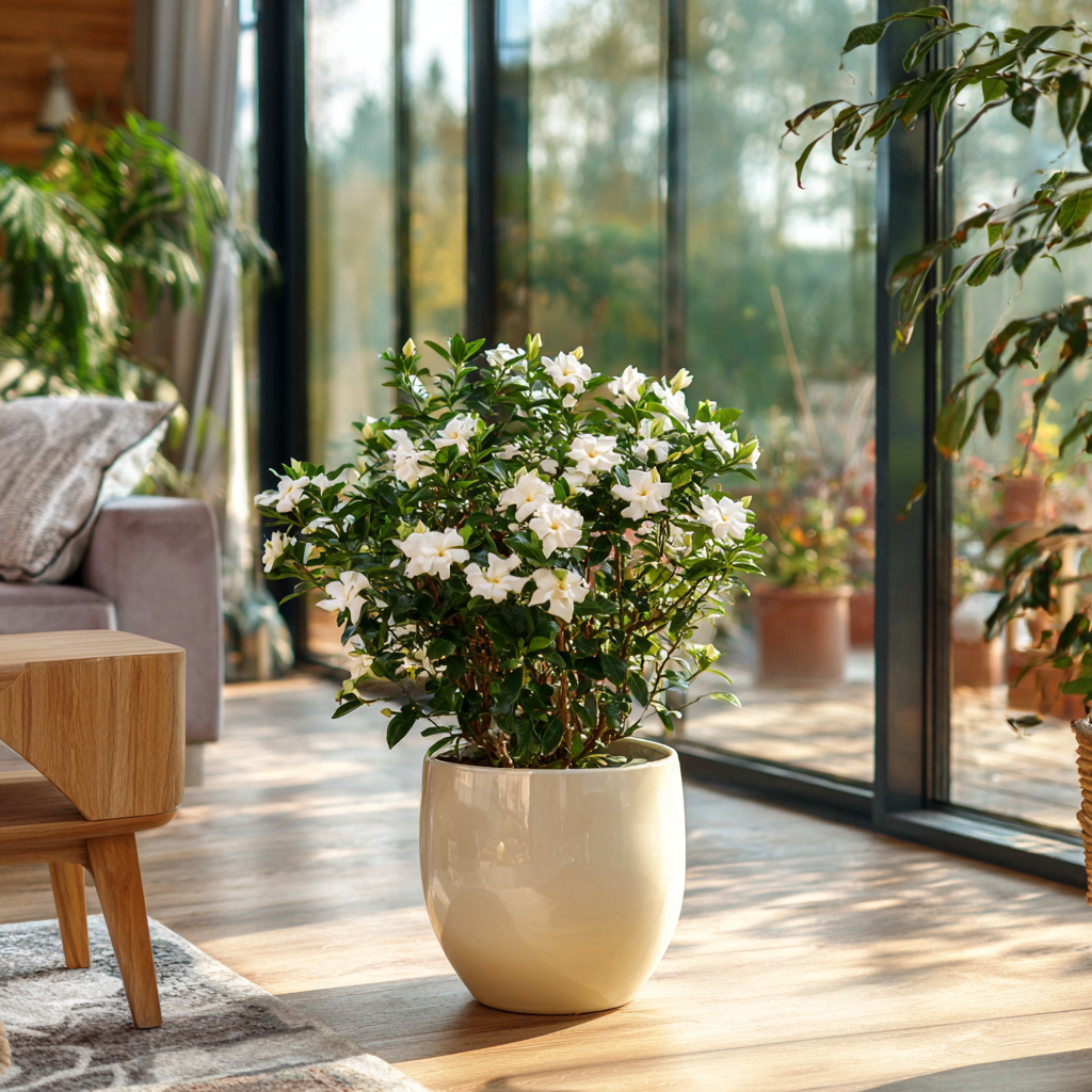 Gardénie (Gardenia jasminoides) – zálivka, vzdušná vlhkost a správný režim péče