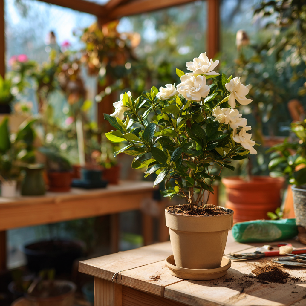 Gardénie (Gardenia jasminoides) – substrát, hnojení a bezpečné přesazování