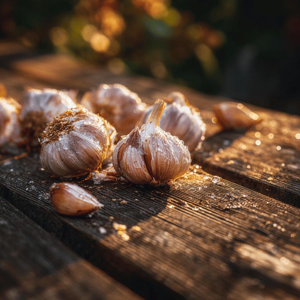Česnek (Allium sativum) – výsadba a správné založení porostu pro silné cibule