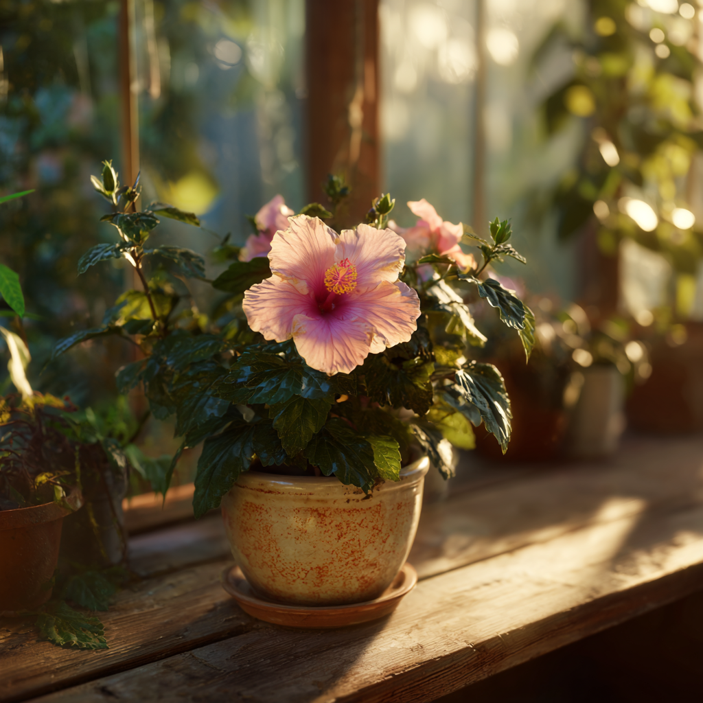 Ibišek čínský (Hibiscus rosa-sinensis) – substrát, hnojení a bezpečné přesazování