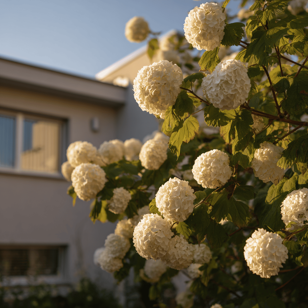 Kalina v zahradní architektuře