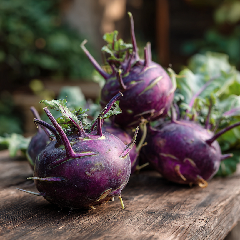 Kedluben modrý Ballot F1 – pěstování, výsev, péče a sklizeň raného hybridu s jemnou křehkou dužninou