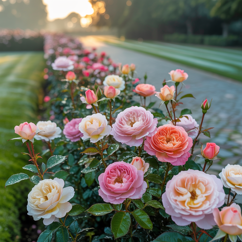 Keřové růže – výběr, pěstování a péče krok za krokem