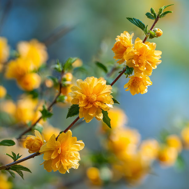 Kerrie japonská (Kerria japonica) – pěstování, stanoviště a půda