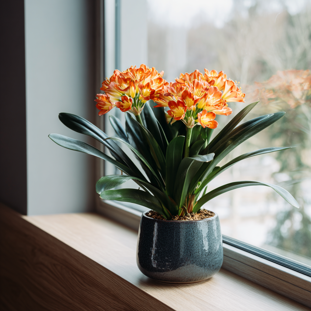 Klivie (Clivia miniata) – zálivka, vzdušná vlhkost a správný režim péče