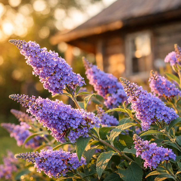 Komule Davidova 'Nanho Blue' (Buddleja davidii 'Nanho Blue') – vlastnosti a pěstování