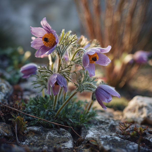 Řez a péče po odkvětu koniklece (Pulsatilla)