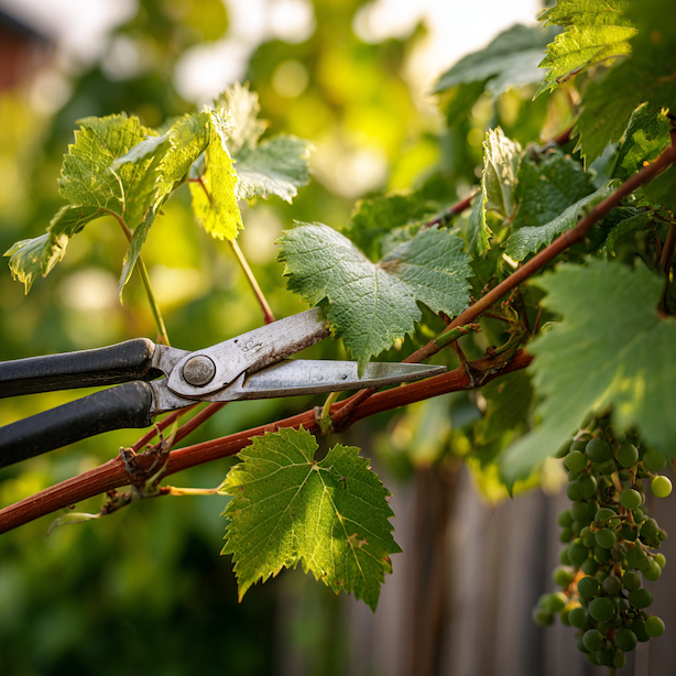 Letní řez vinné révy (Vitis vinifera) – zálistky, zástřih a regulace úrody