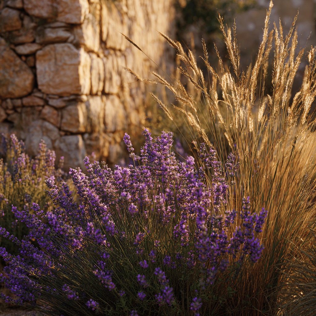 Levandule v zahradním designu – kombinace s jinými rostlinami